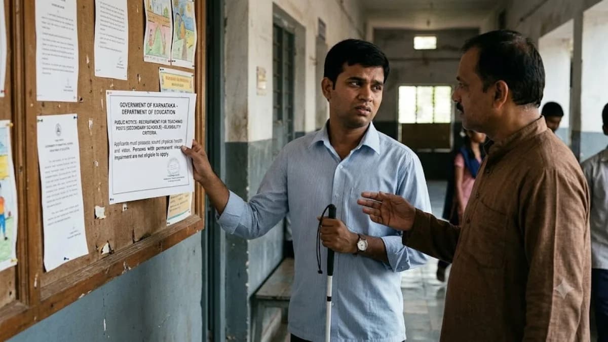 Visually Impaired Barred from Teacher Posts
